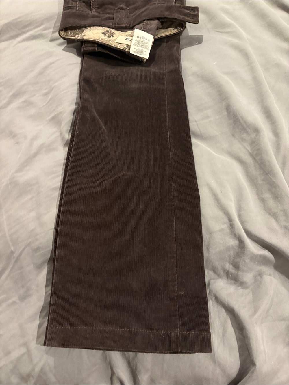 GAP Dark Brown Corduroy Wide Leg Pants - Picture 2 of 6